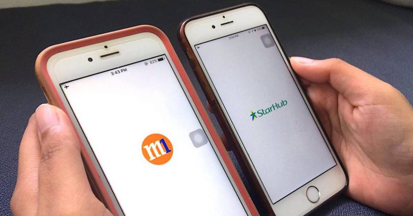 M1 and StarHub Unlimited Mobile Data